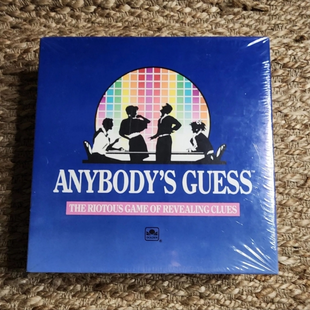 VINTAGE UNOPENED Anybody's Guess Guessing Game by Golden 4255 2 Teams Ages 18+